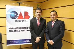 Andrey Cavalcante e Raimundo Oliveira, da Escon, tratam da parceria