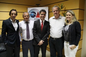 Andrey Cavalcante com representantes do sistema Indústria de Rondônia