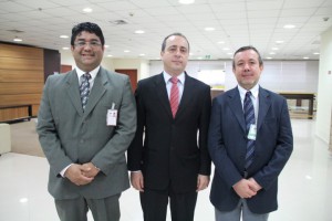  Juacy dos Santos Loura Junior, Marcos Donizetti Zani e David Alves Moreira.