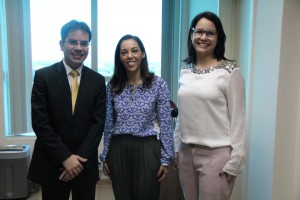 Andrey Cavalcante, Andréa Damacena e Flávia Shimizu
