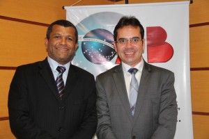 Grão-Mestre Juscelino Amara e presidente Andrey Cavalcante