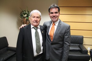 Dimas da Fonseca com Andrey Cavalcante