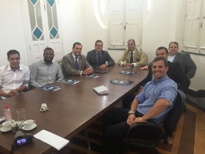 Rochilmer Rocha Filho realizou visitas institucionais à Seccional da Bahia e Caab