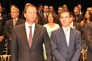 Andrey Cavalcante e  presidente nacional da OAB, Claudio Lamachia.