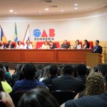 Presidente, Andrey Cavalcante, falou aos novos profissionais. (Foto: Ascom OAB/RO)