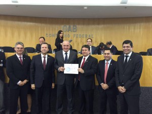 Raul Ribeiro da Fonseca foi empossado em sessão do Conselho Federal (Foto: Eugenio Novaes)