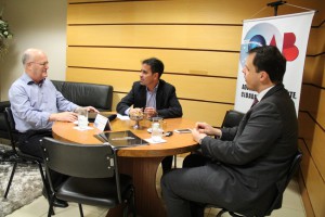 Reunião com reitor do Ceulji/Ulbra. (Foto: Ascom OAB/RO)