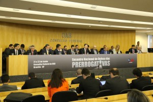 Participaram procuradores e presidentes das comissões de prerrogativas de todas as seccionais (Foto: Eugenio Novaes) 