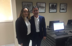 Presidente da Seccional com a presidente da Subseção de Ji-Paraná.