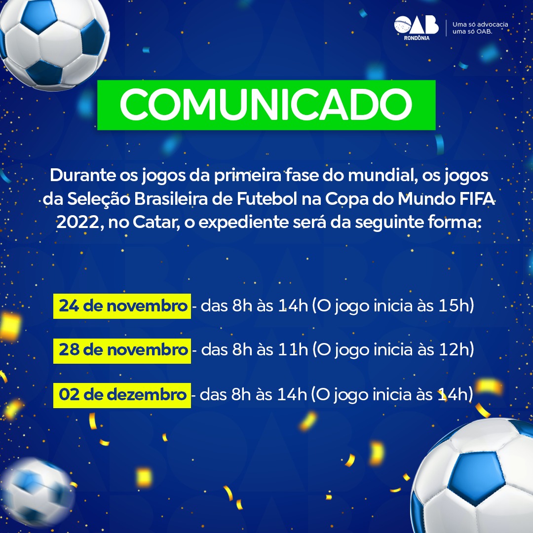 Governo do Estado define horário de expediente em dias de jogos do Brasil  na Copa - São Marcos Online